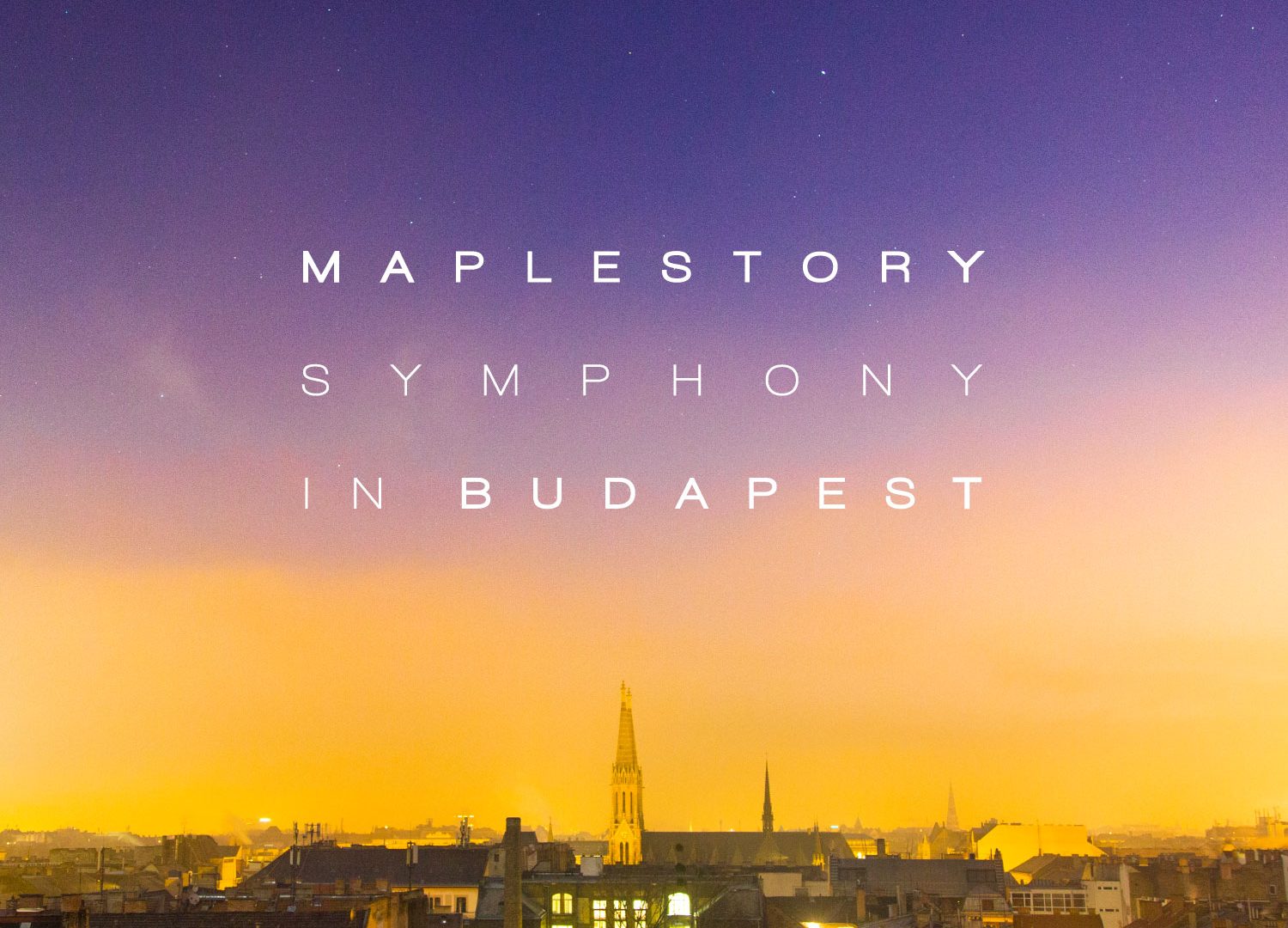 완료MapleStory Symphony in Budapest 앨범 커버
